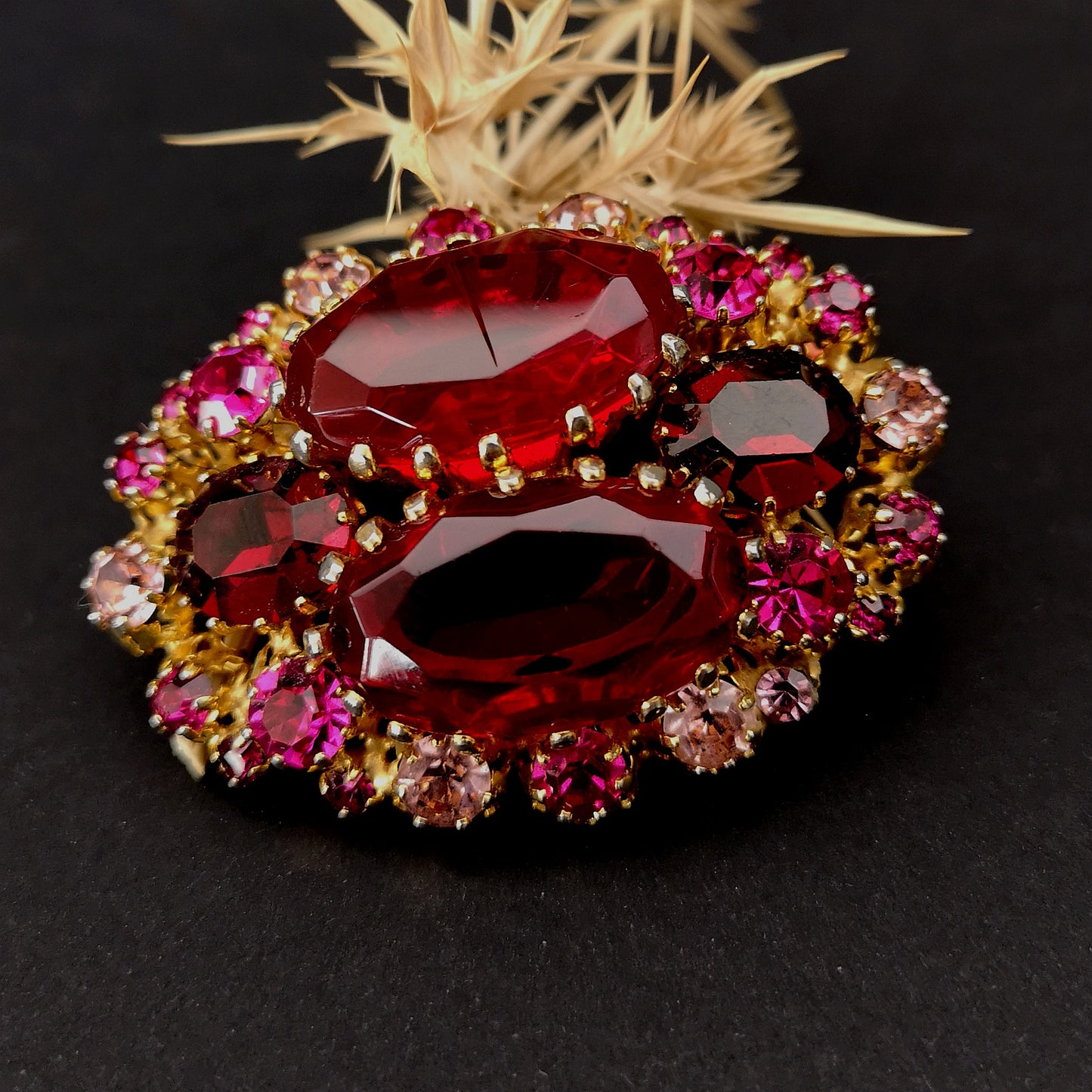 Vintage brooch 50' firmed Austria