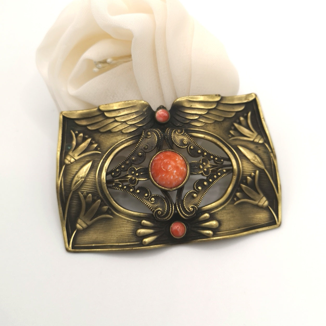 Vintage George Steere Egyptian revival brooch