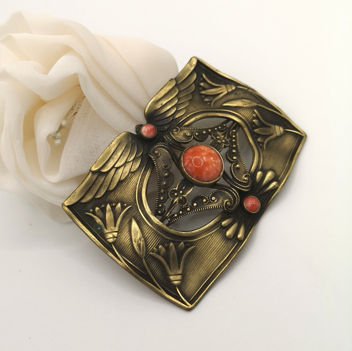 Vintage George Steere Egyptian revival brooch