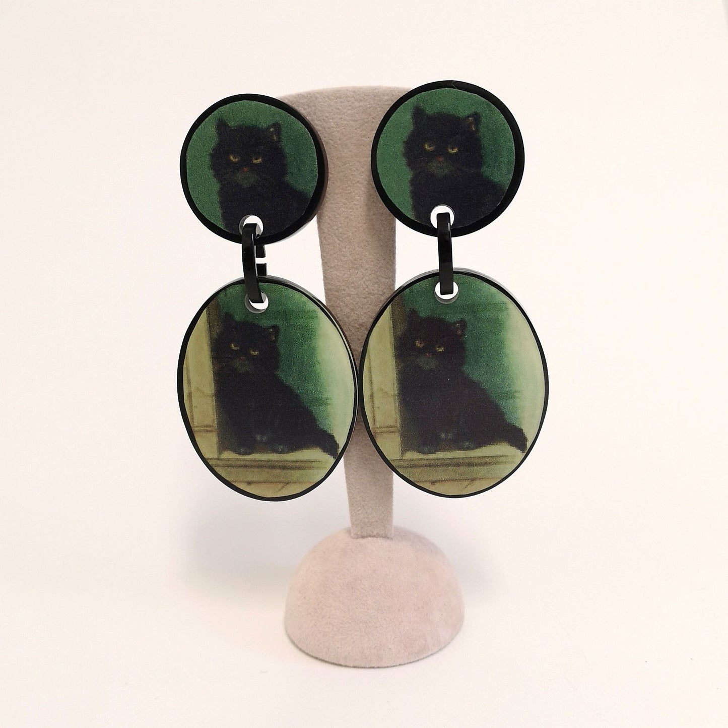 Marion Godart - Cats earrings