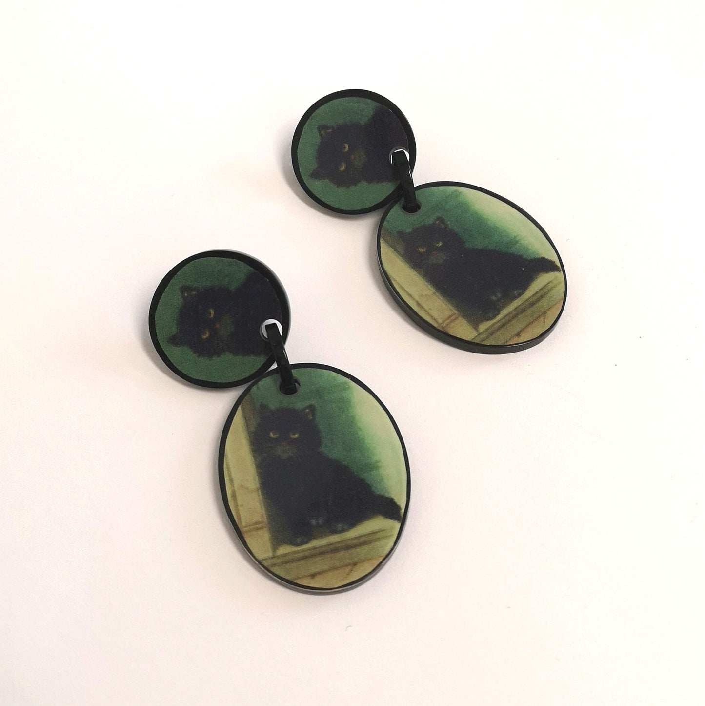 Marion Godart - Cats earrings
