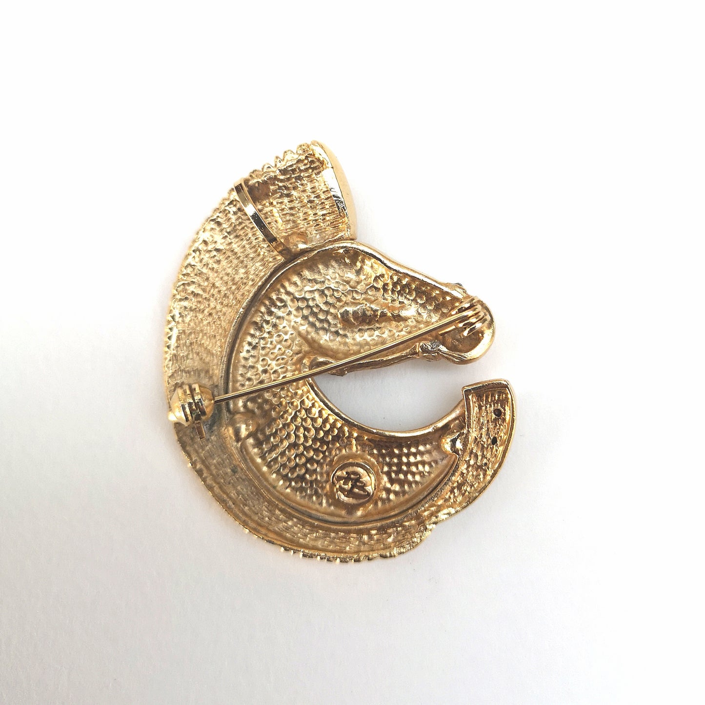 Vintage 90' Horse brooch and pendant