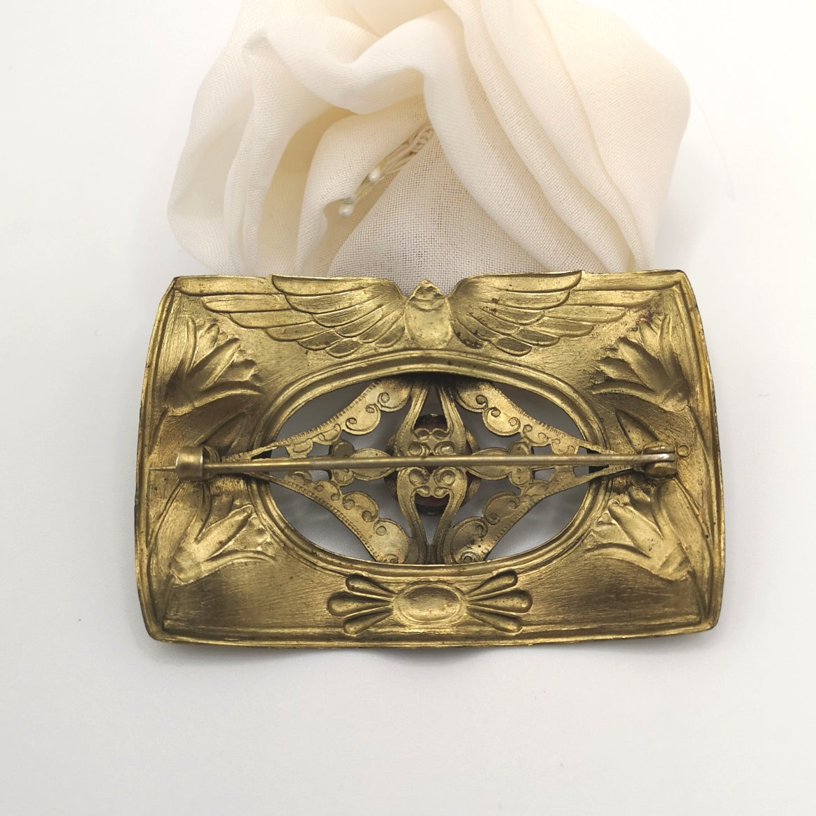Vintage George Steere Egyptian revival brooch