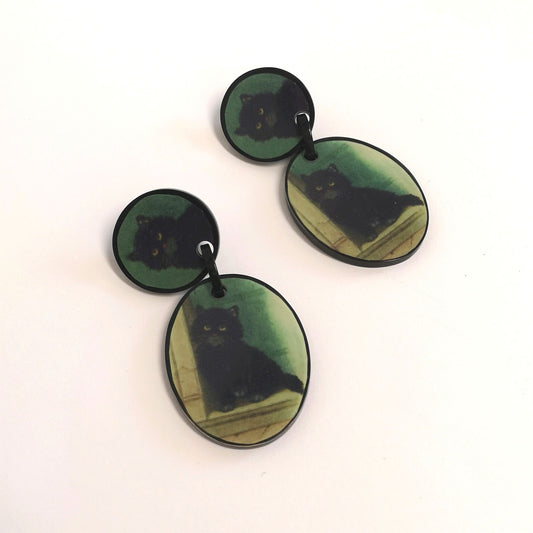 Marion Godart - Cats earrings